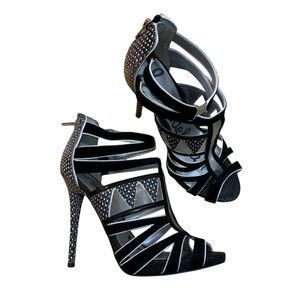 Sam Edelman 6.5 Elegant Black Strappy Heels